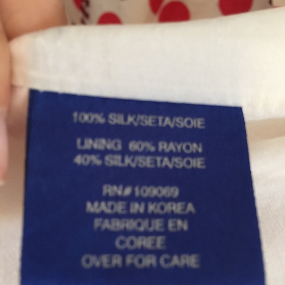 Liliu 100% Silk Jacket Size 8 - Picture 6 of 6